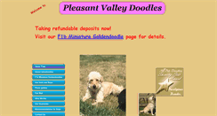 Desktop Screenshot of pleasantvalleydoodles.com
